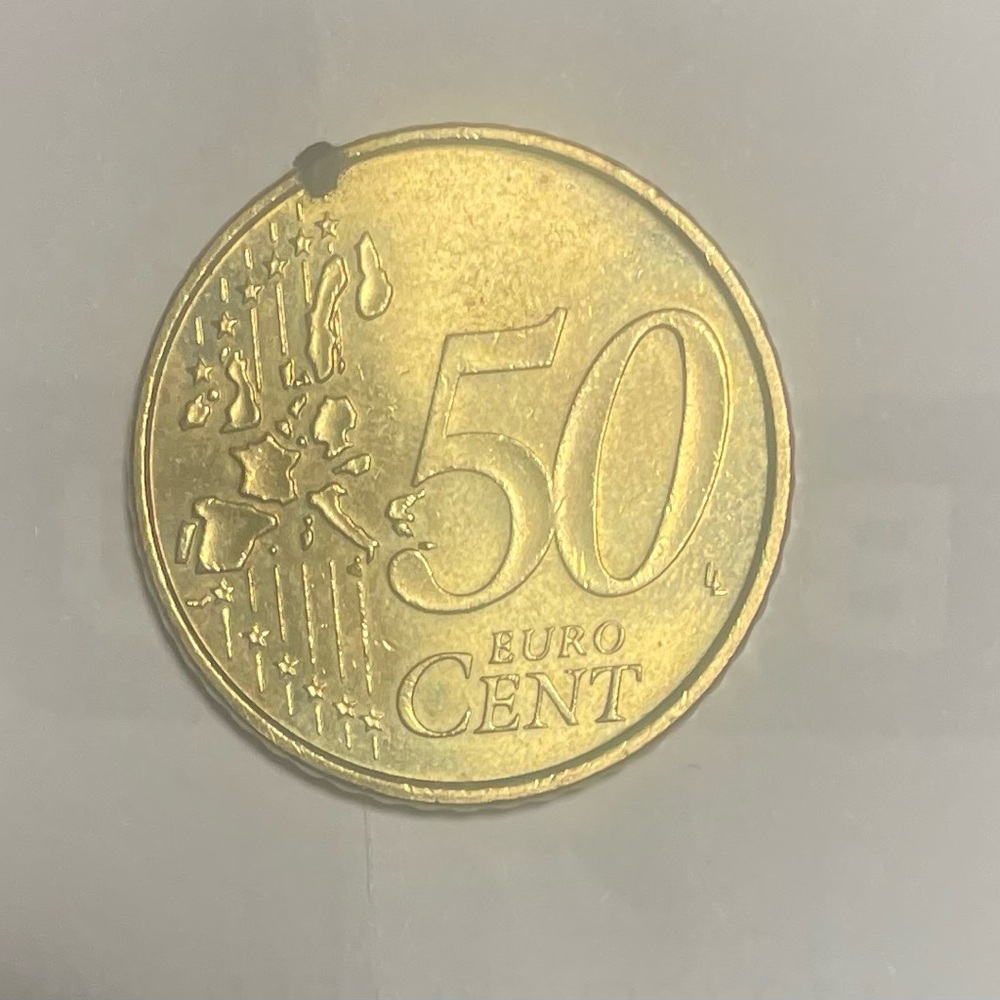 Italy 50 cent euro coin, 2002 l Collectors Item